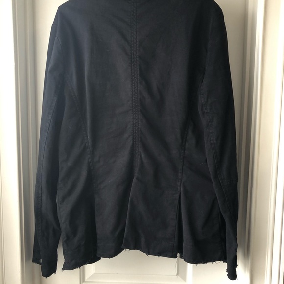 Free People Military Inspired Black Blazer Large - Picture 10 of 16